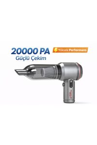 Fioplus FP-AV02 Kablosuz Araç İçi El Süpürgesi 20000 PA Güçlü Çekim | Fırçasız Motor | Şarjlı