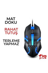Oyun Mouse Kablolu Usb Optik Oyuncu Mause Ergonomik Led Işıklı Gaming