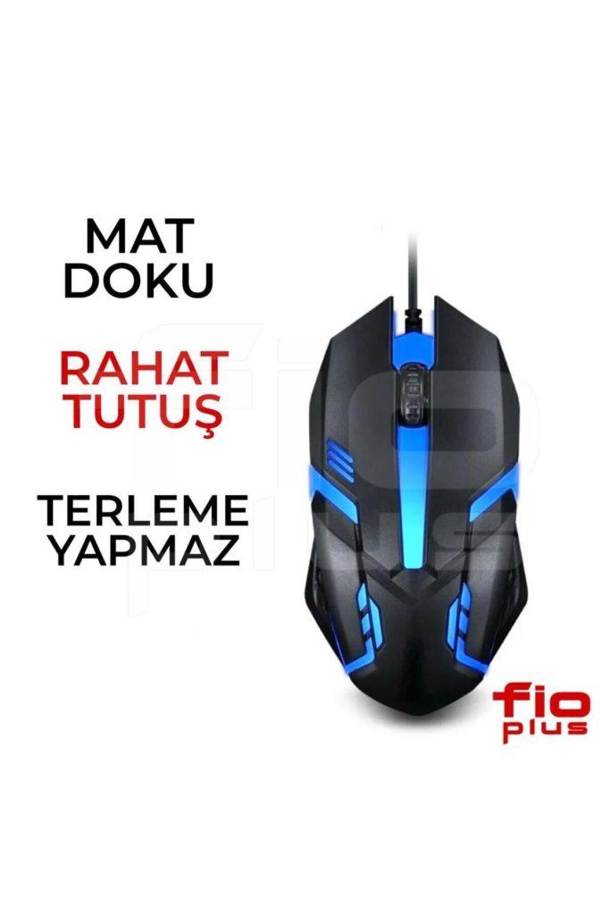 Oyun Mouse Kablolu Usb Optik Oyuncu Mause Ergonomik Led Işıklı Gaming