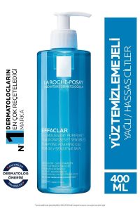 Yağlı ve Hassas Ciltler İçin Sebumu Arındırıcı ve Siyah Nokta Karşıtı Effaclar Jel 400 ML,,